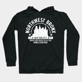 Northwest Bronx Skyline - A Melting Pot of Cultures and Communities Hoodie